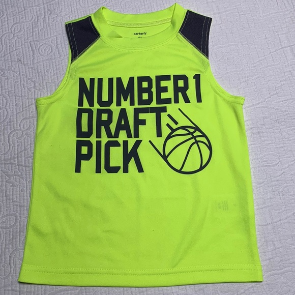 2T (5/$20) Basketball-Themed Sporty Tank by Carter’s - Picture 1 of 13